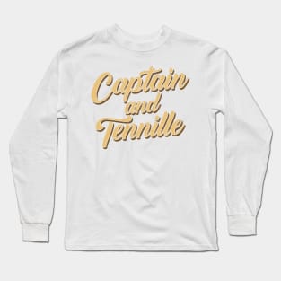 Captain & Tennille --- Retro Design Long Sleeve T-Shirt